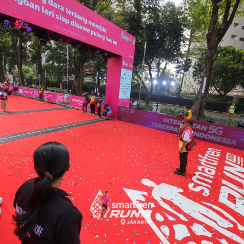 Race photo from SMARTFREN RUN 2026