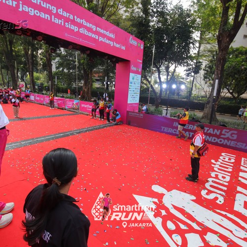 Race photo from SMARTFREN RUN 2026