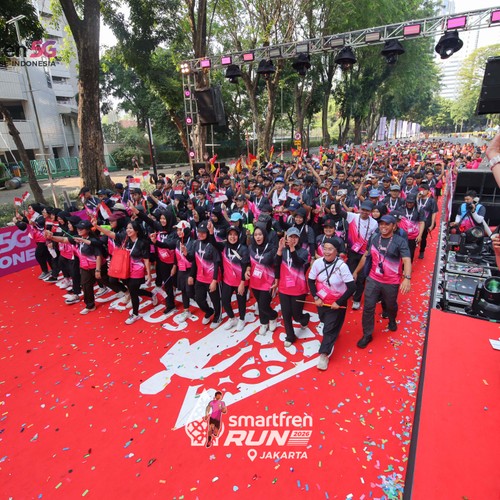Race photo from SMARTFREN RUN 2026