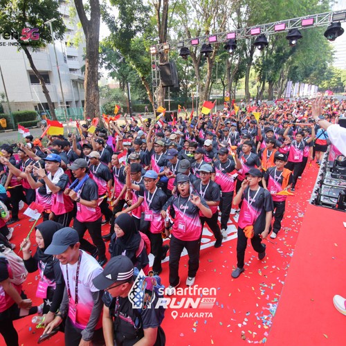 Race photo from SMARTFREN RUN 2026