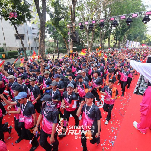 Race photo from SMARTFREN RUN 2026