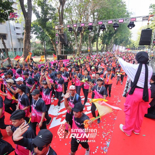 Race photo from SMARTFREN RUN 2026