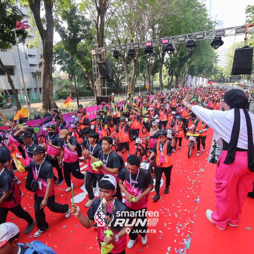 Race photo from SMARTFREN RUN 2026