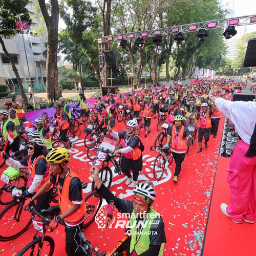 Race photo from SMARTFREN RUN 2026