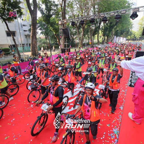 Race photo from SMARTFREN RUN 2026