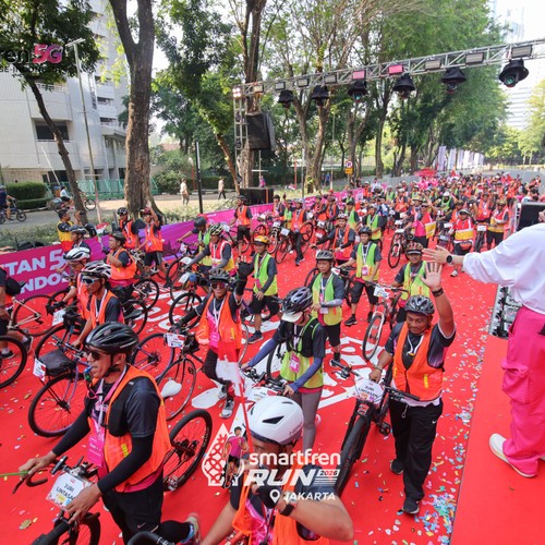 Race photo from SMARTFREN RUN 2026