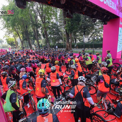 Race photo from SMARTFREN RUN 2026