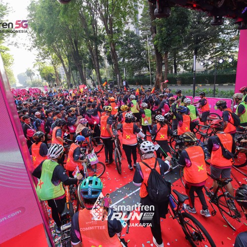 Race photo from SMARTFREN RUN 2026