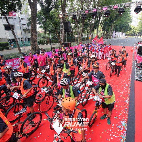 Race photo from SMARTFREN RUN 2026
