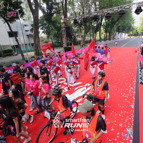 Race photo from SMARTFREN RUN 2026