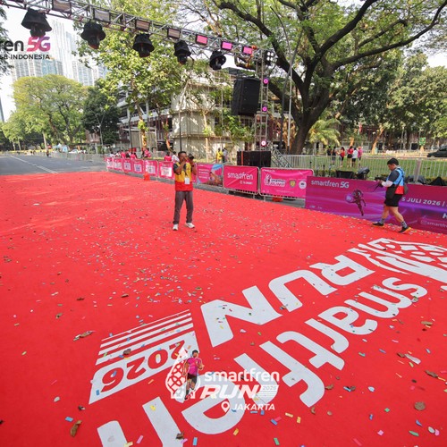 Race photo from SMARTFREN RUN 2026