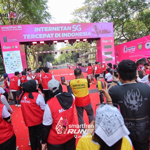 Race photo from SMARTFREN RUN 2026