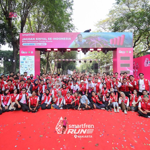 Race photo from SMARTFREN RUN 2026