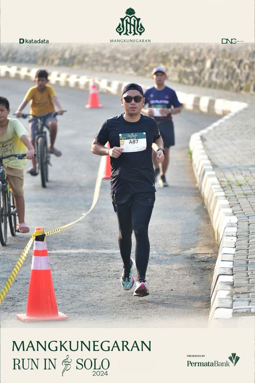 Race photo from Mangkunegaran Run 2024