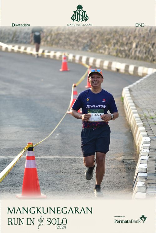 Race photo from Mangkunegaran Run 2024