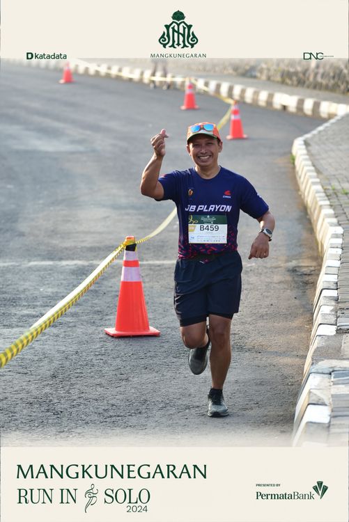 Race photo from Mangkunegaran Run 2024