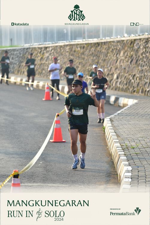 Race photo from Mangkunegaran Run 2024