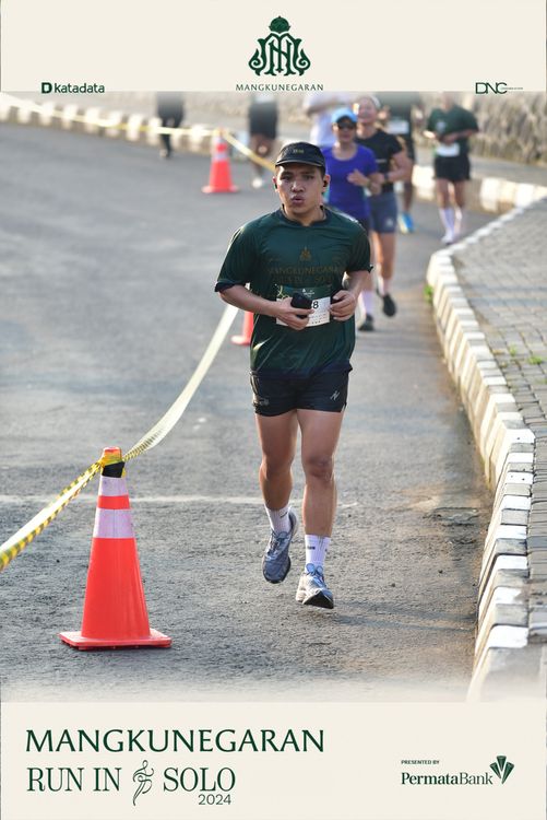 Race photo from Mangkunegaran Run 2024