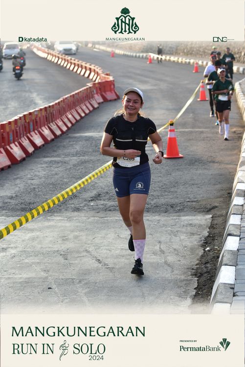 Race photo from Mangkunegaran Run 2024