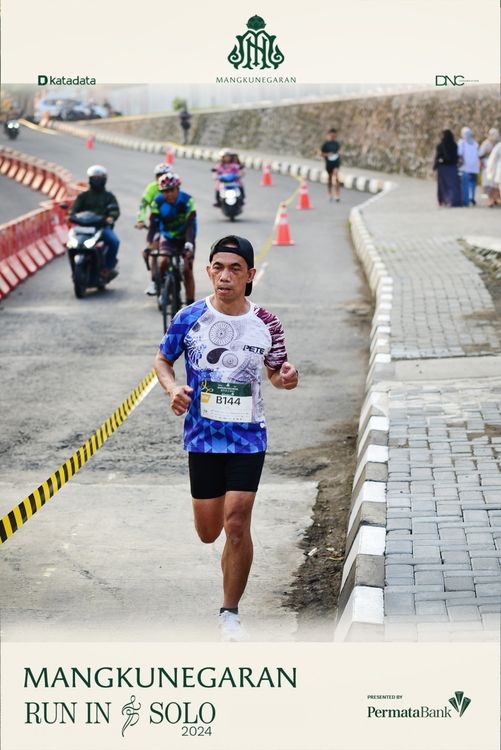 Race photo from Mangkunegaran Run 2024