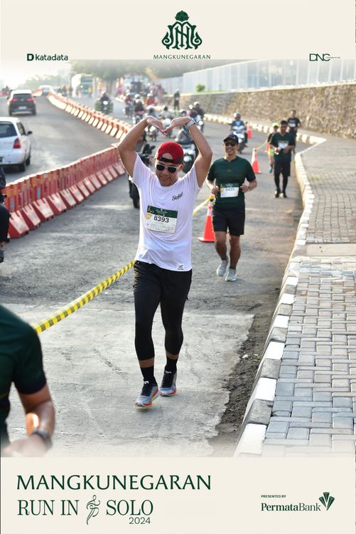 Race photo from Mangkunegaran Run 2024