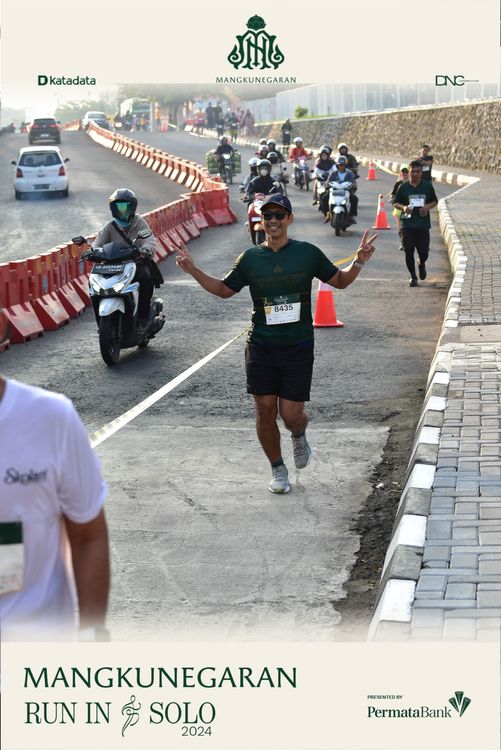 Race photo from Mangkunegaran Run 2024