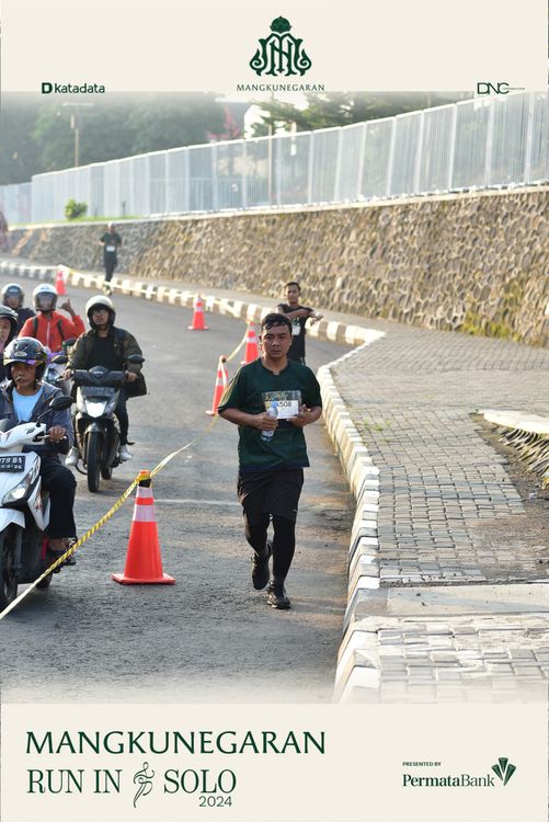 Race photo from Mangkunegaran Run 2024