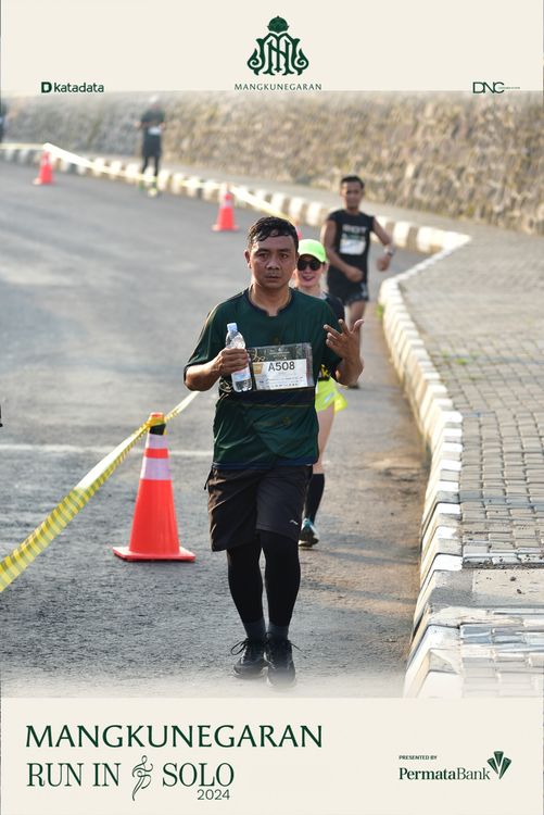 Race photo from Mangkunegaran Run 2024