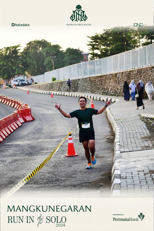Race photo from Mangkunegaran Run 2024