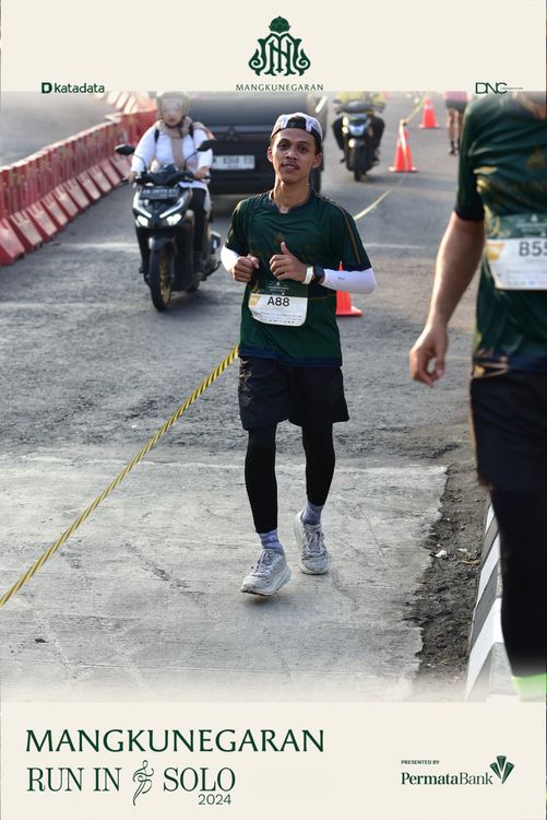 Race photo from Mangkunegaran Run 2024