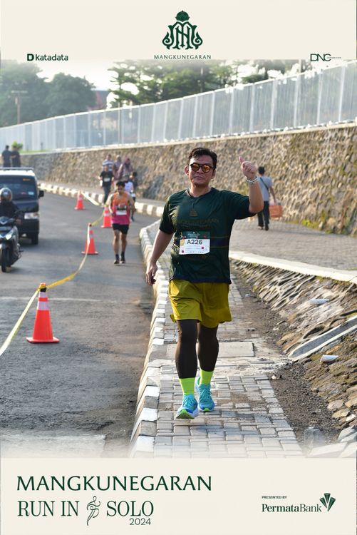 Race photo from Mangkunegaran Run 2024