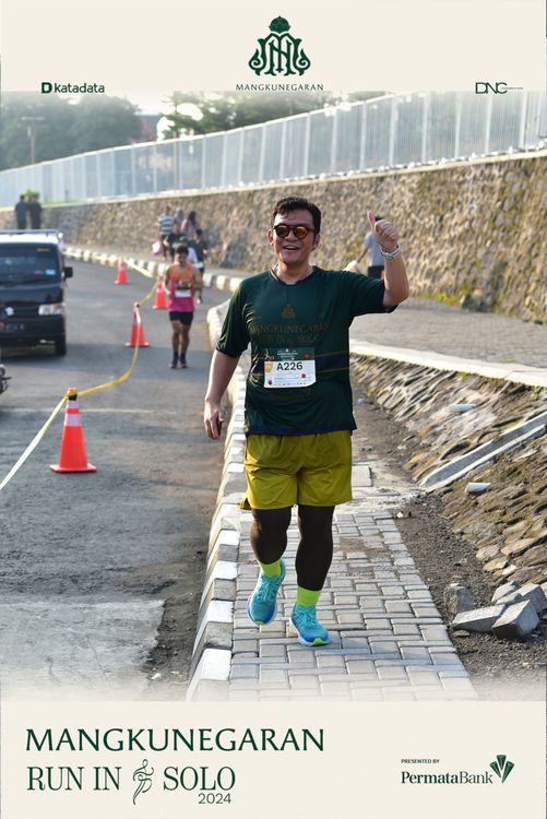 Race photo from Mangkunegaran Run 2024