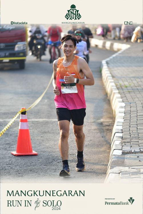 Race photo from Mangkunegaran Run 2024