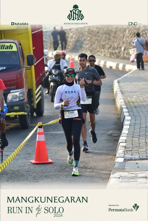 Race photo from Mangkunegaran Run 2024