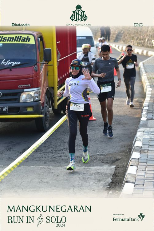 Race photo from Mangkunegaran Run 2024