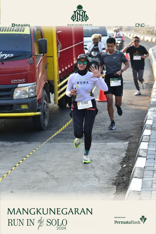 Race photo from Mangkunegaran Run 2024