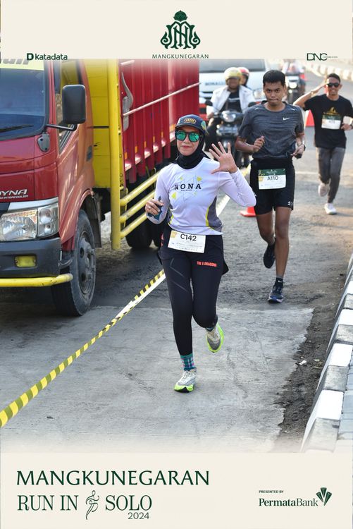 Race photo from Mangkunegaran Run 2024