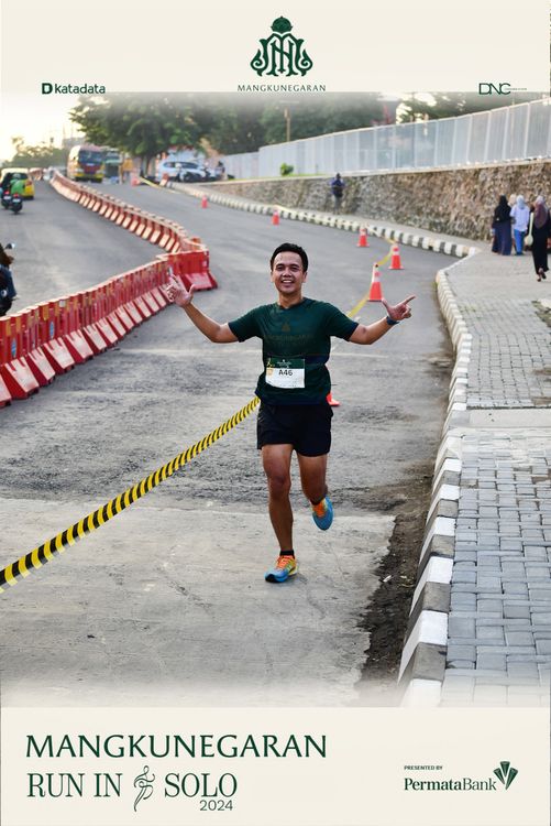Race photo from Mangkunegaran Run 2024