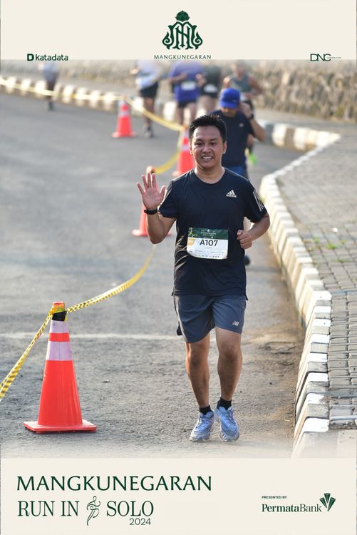 Race photo from Mangkunegaran Run 2024