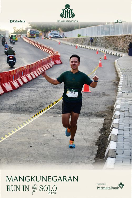 Race photo from Mangkunegaran Run 2024