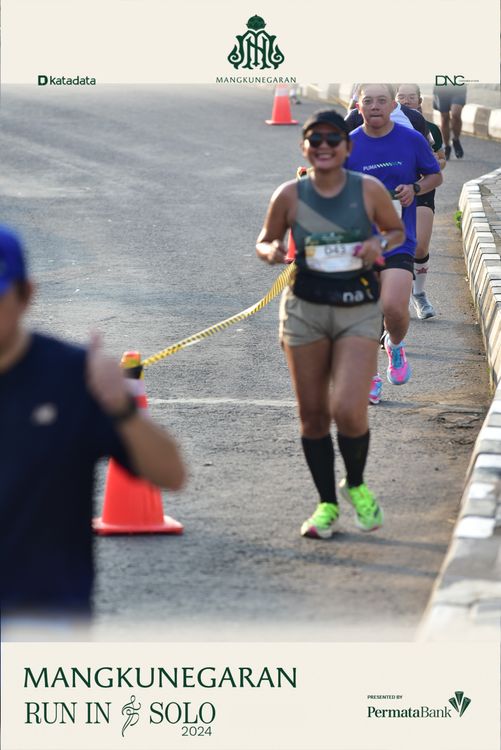 Race photo from Mangkunegaran Run 2024