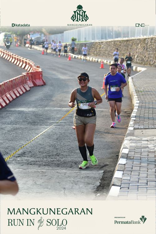 Race photo from Mangkunegaran Run 2024