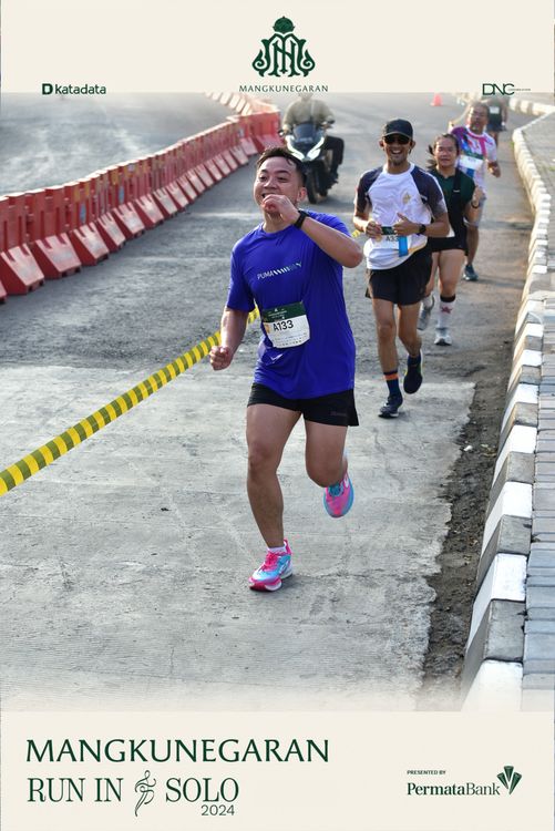 Race photo from Mangkunegaran Run 2024