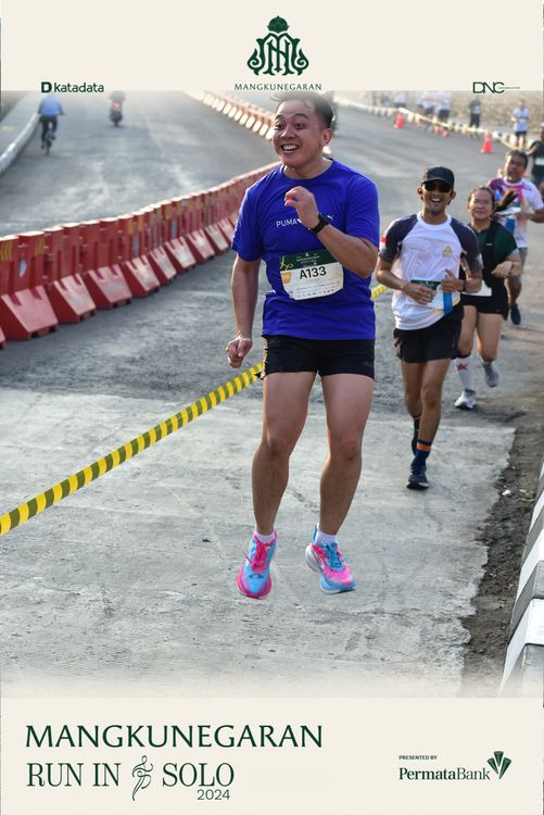 Race photo from Mangkunegaran Run 2024