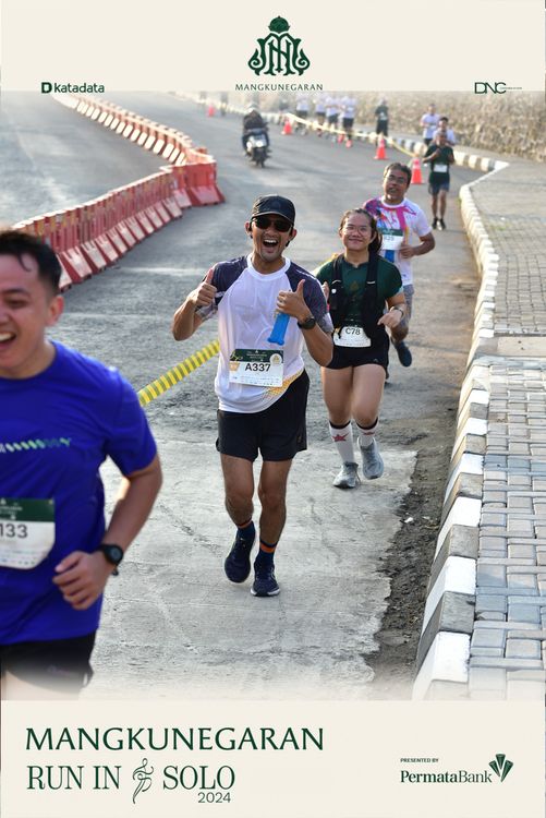 Race photo from Mangkunegaran Run 2024