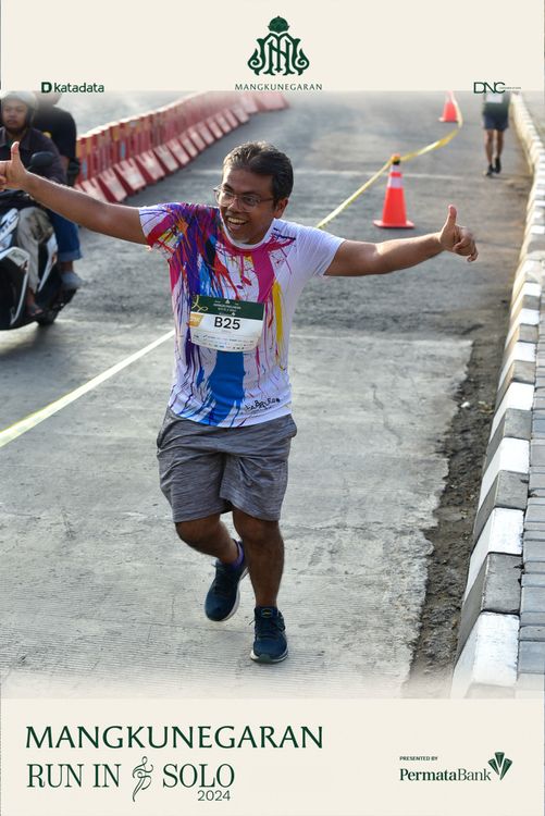 Race photo from Mangkunegaran Run 2024