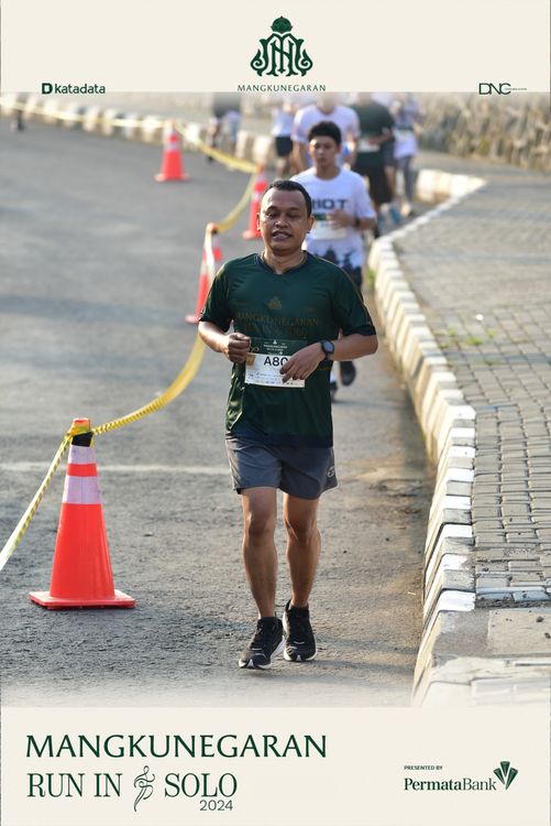 Race photo from Mangkunegaran Run 2024
