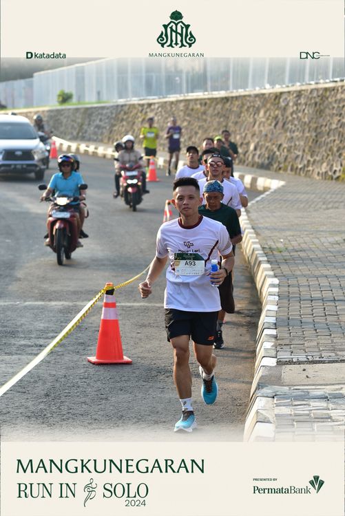 Race photo from Mangkunegaran Run 2024