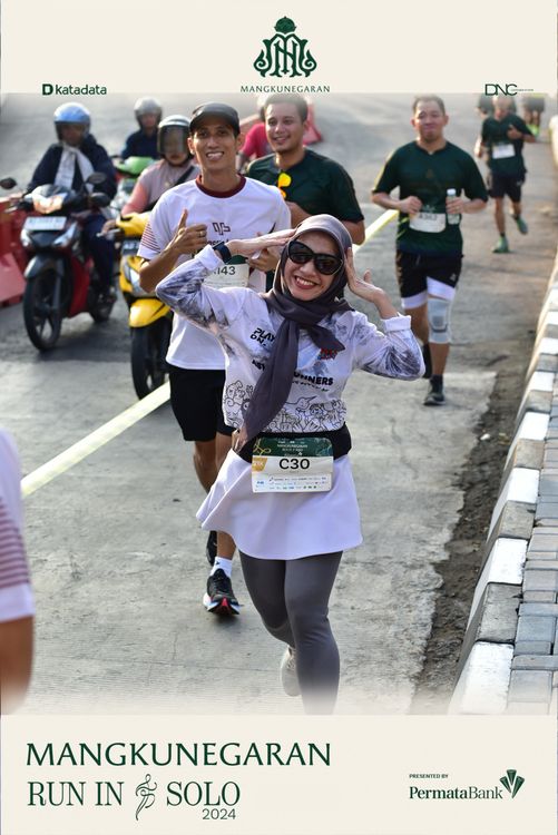 Race photo from Mangkunegaran Run 2024