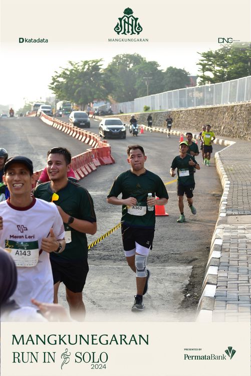 Race photo from Mangkunegaran Run 2024